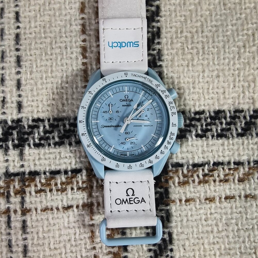Swatch X Omega Bioceramic Moonswatch Mission To The Uranus Watch